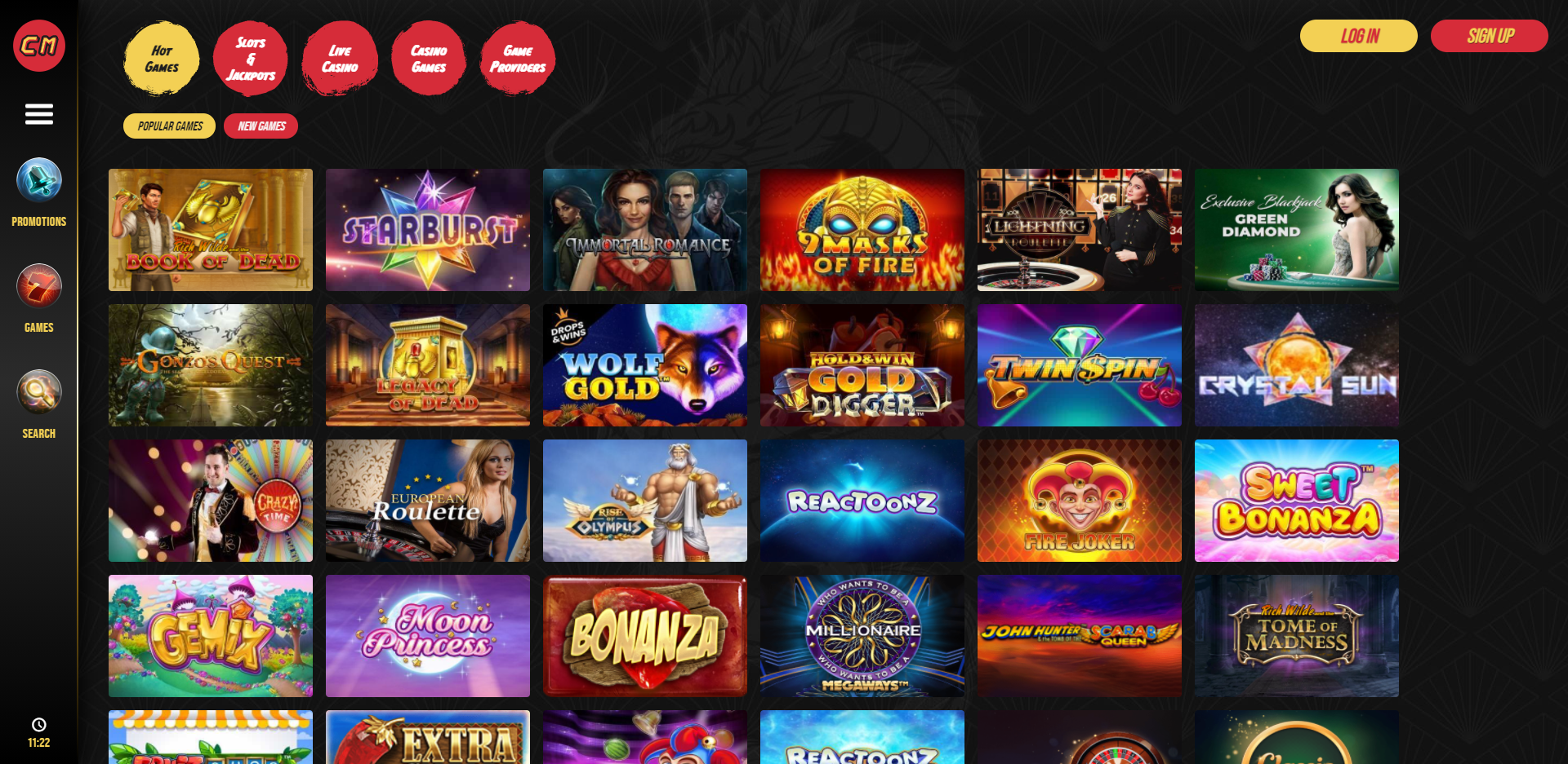 casino masters games