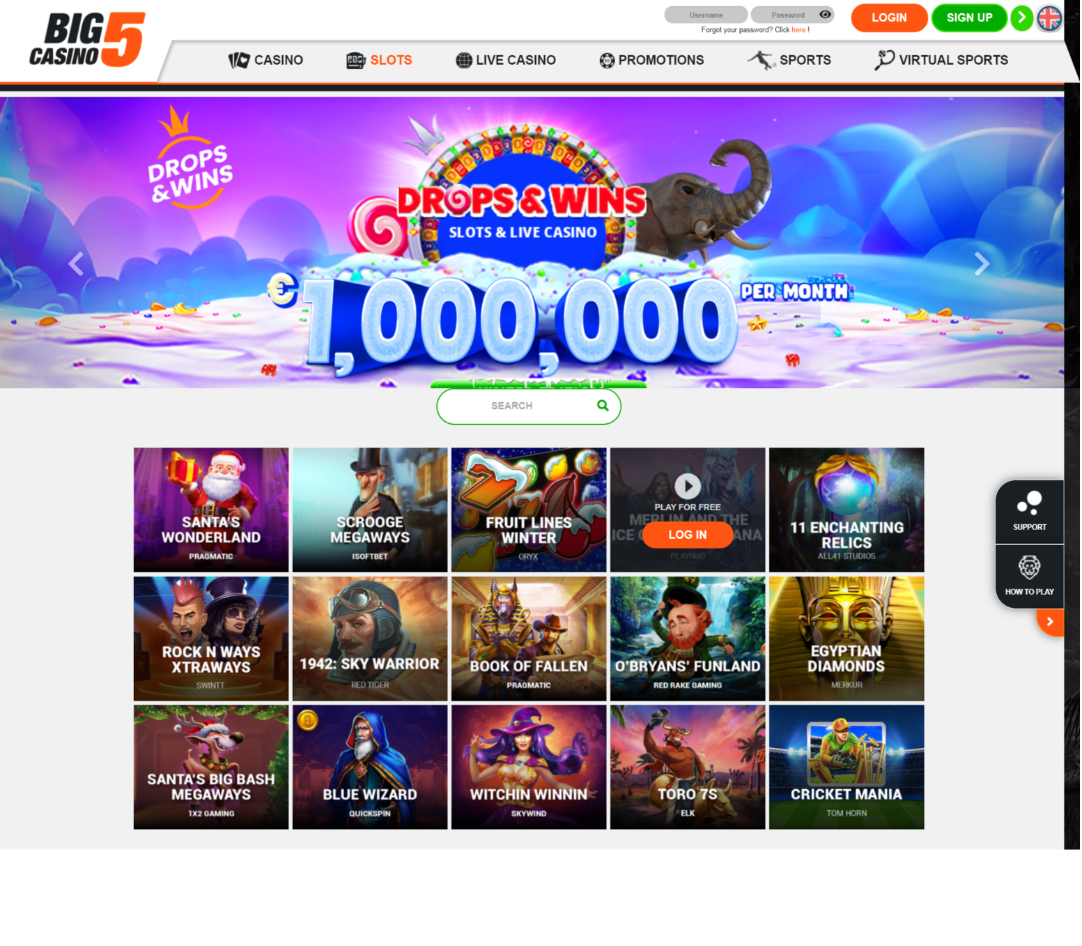 big5casino games