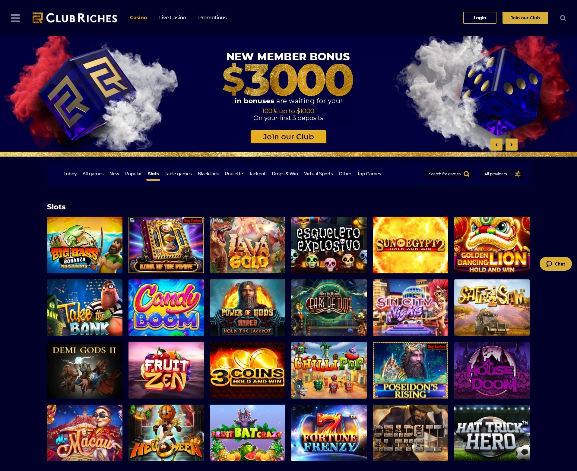 Club Riches Casino Review Canada