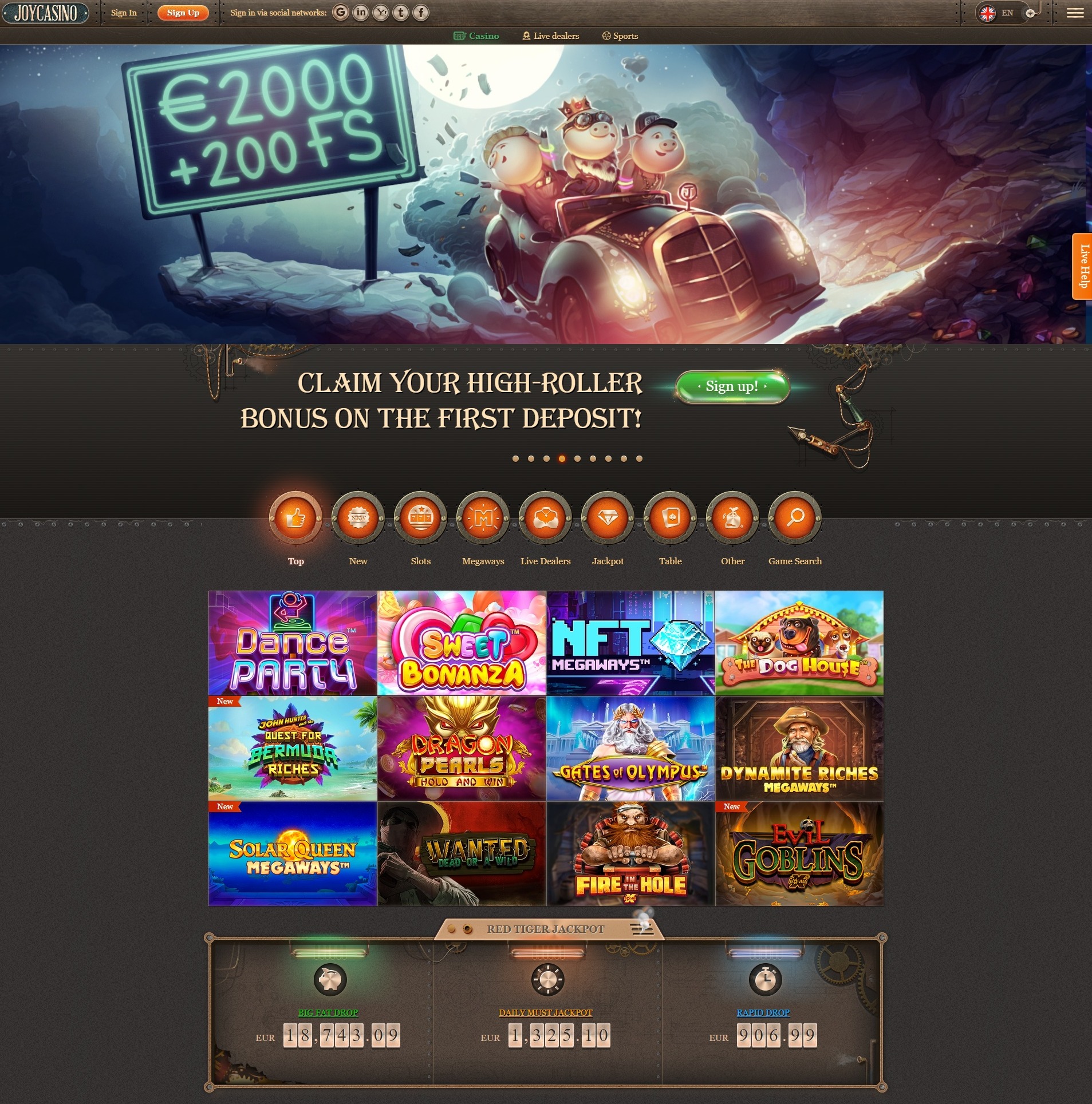 joycasino games