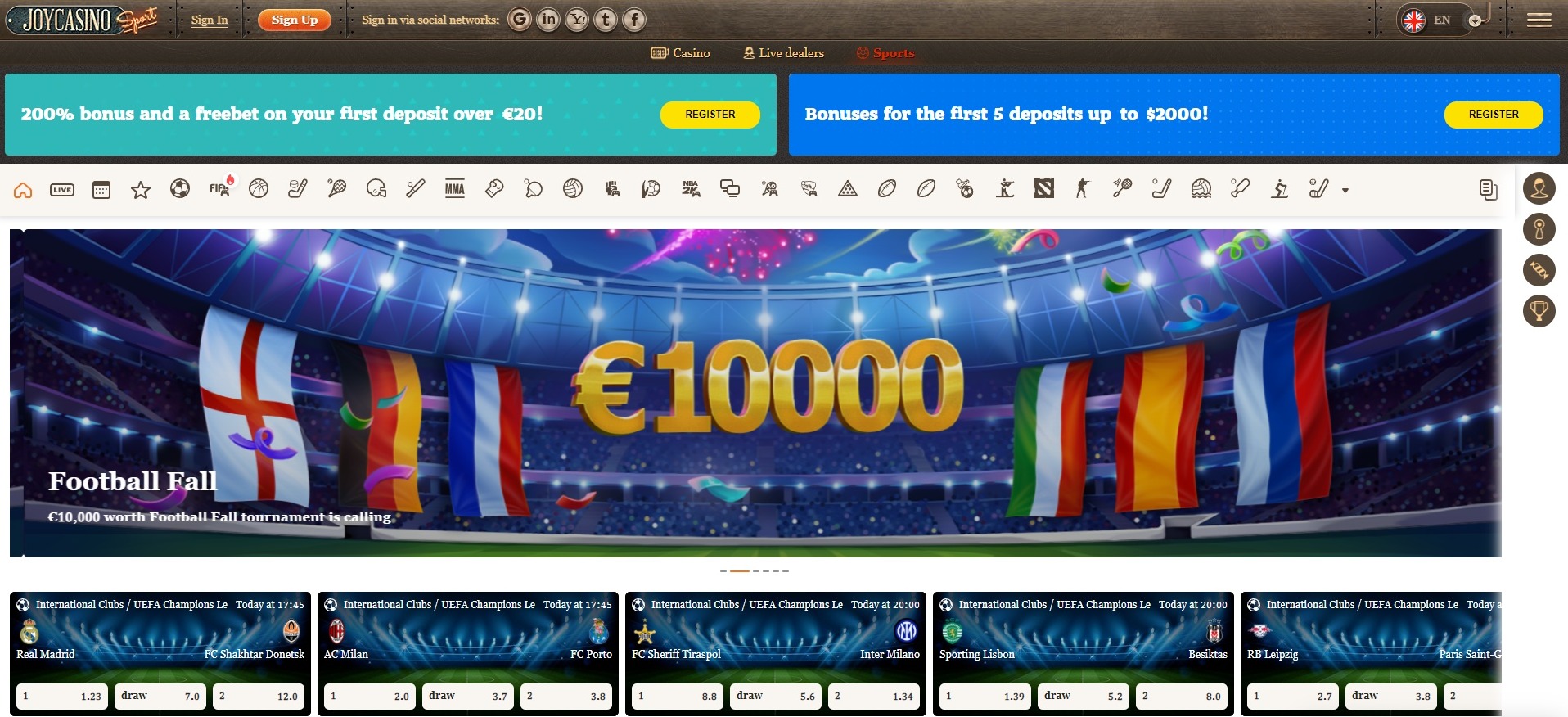 joycasino sports