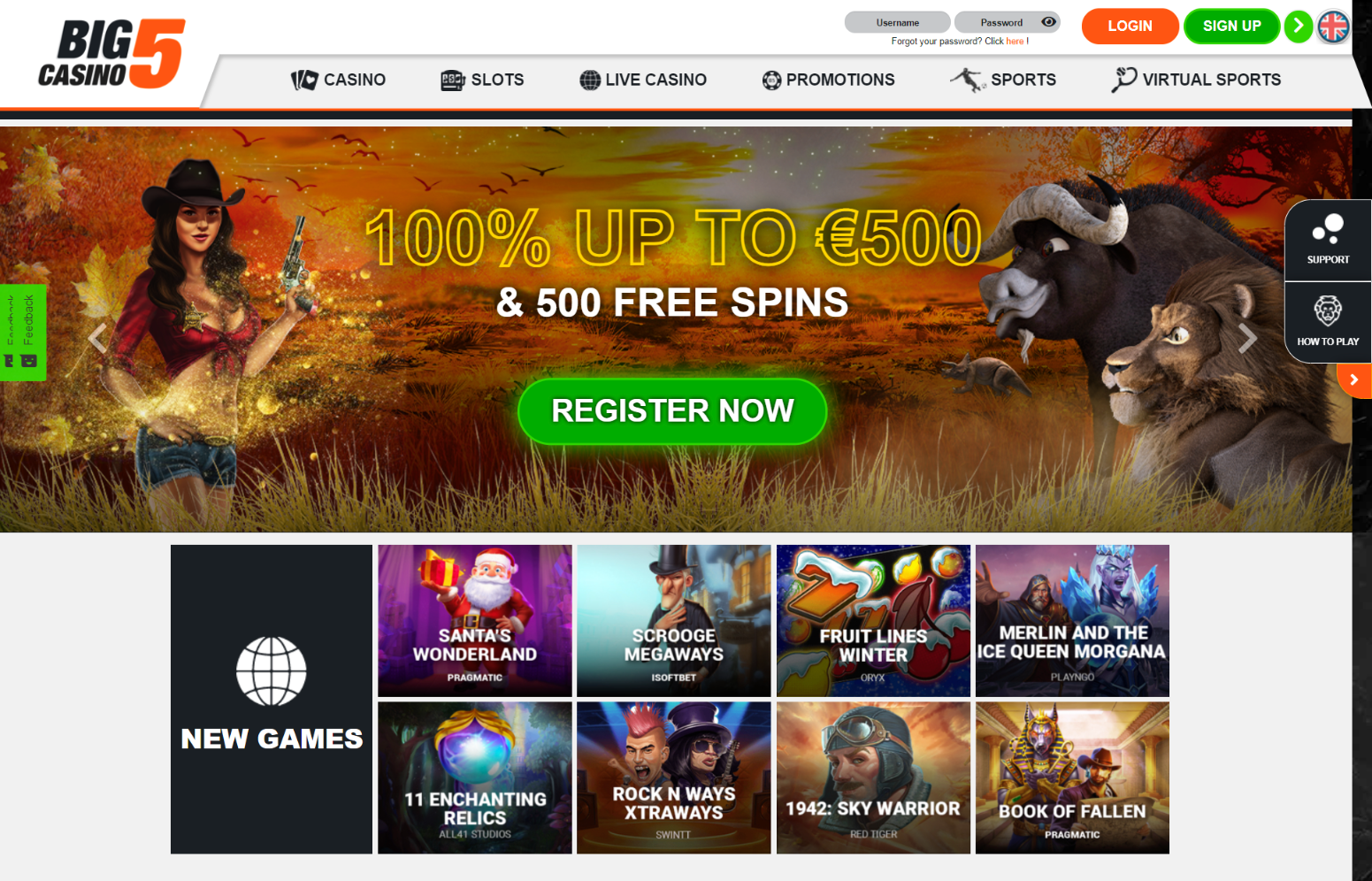 Big5Casino Review India