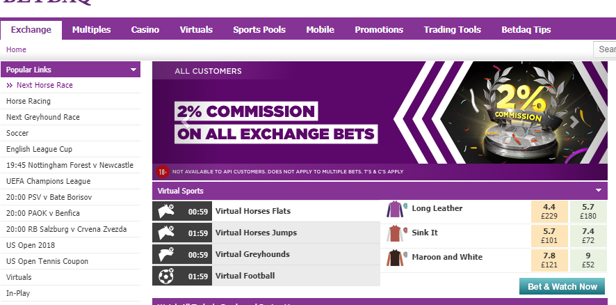Betdaq competitors