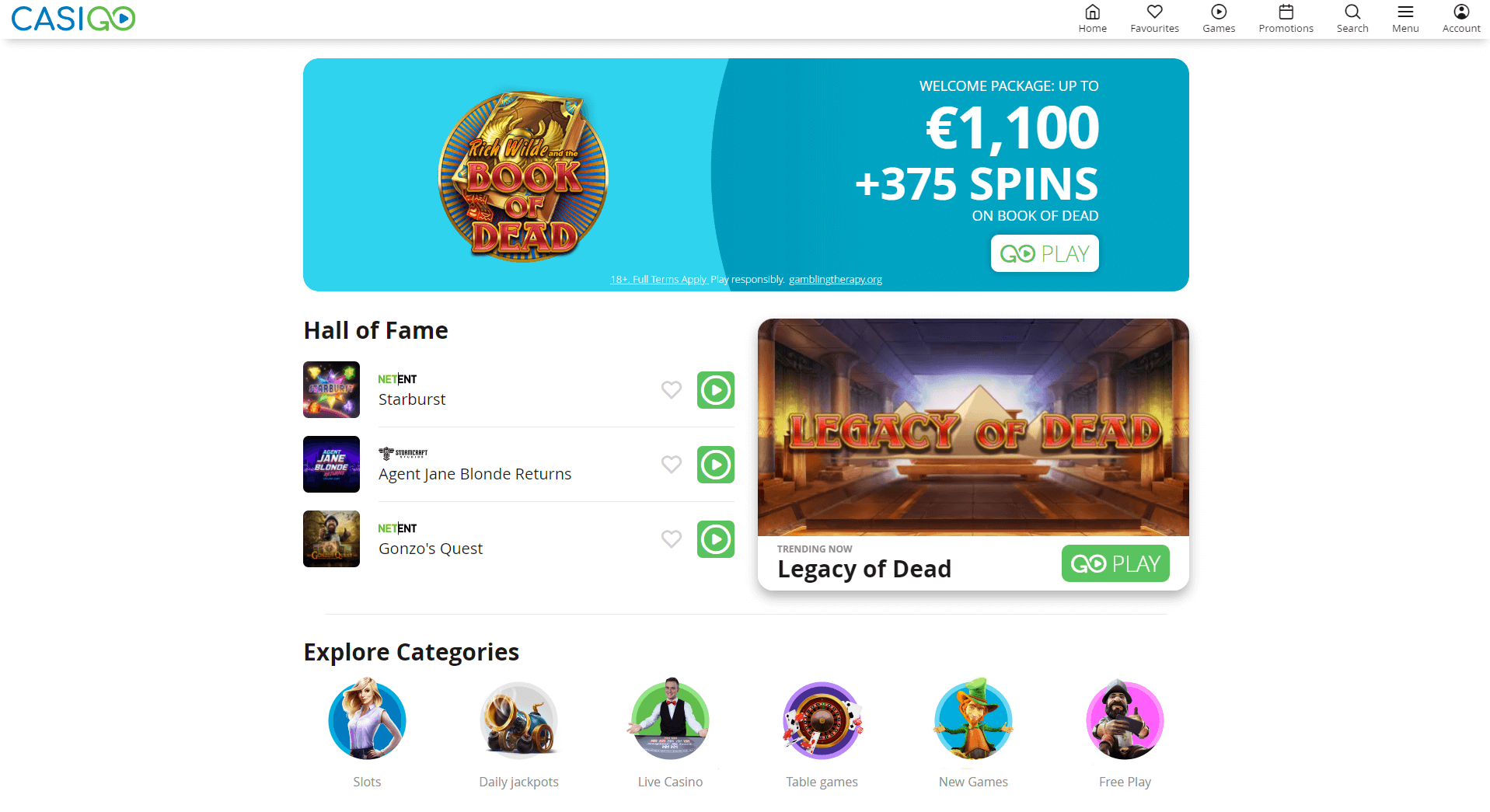 CasiGo Casino Review